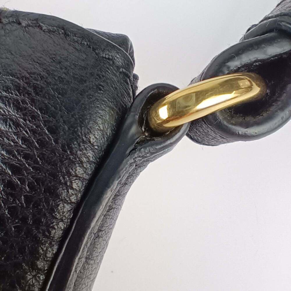 PRADA Black Leather Shoulder Bag - Picture 6 of 10